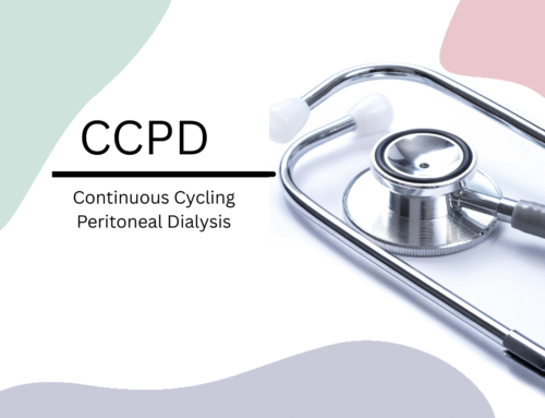 A day with nightly Continuous Cycling Peritoneal Dialysis (CCPD)